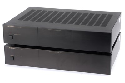 Lot 773 - A Pair of Rotel RB-970BX Bridged Mono Stereo Power Amplifiers