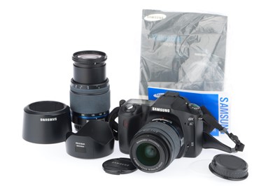 Lot 202 - A Samsung GX 1L Digital SLR Camera Outfit