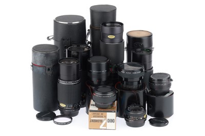 Lot 356 - A Selection of Camera Lenses