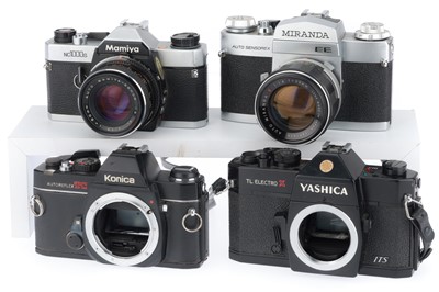 Lot 131 - A Selection of 35mm SLR Cameras