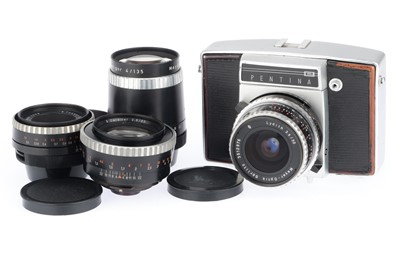 Lot 133 - A Pentina E SLR Camera Outfit