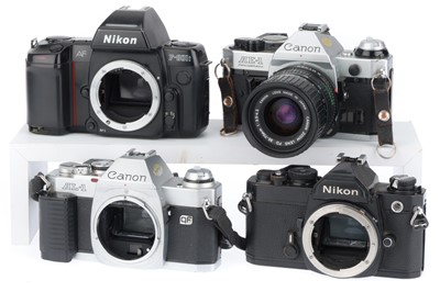 Lot 119 - A Selection of 35mm SLR Cameras for Spares & Repairs