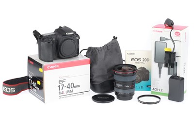 Lot 120 - A Canon EOS 20D Digital SLR Camera