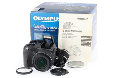 Lot 205 - An Olympus Camedia C8080 Wide Zoom Digital Bridge Camera