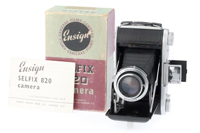 Lot 180 - An Ensign Selfix 820 Folding Camera