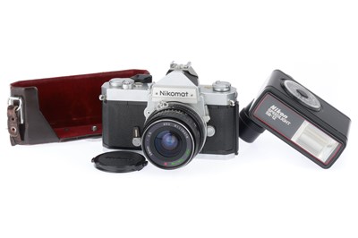 Lot 27 - A Nikon Nikomat FT 35mm SLR Camera