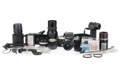 Lot 29 - A Nikon F2 35mm SLR Camera Outfit