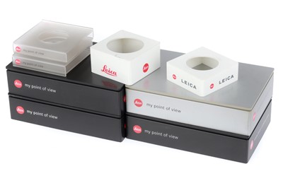 Lot 8 - A Mixed Selection of Leica Advertising Stands / Blocks