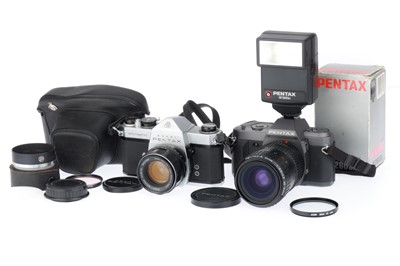 Lot 21 - Two Pentax 35mm SLR Cameras