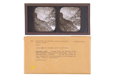 Lot 137 - Collection of 42 Stereo Glass Diaposotives, Switzerland