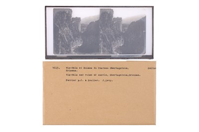Lot 137 - Collection of 42 Stereo Glass Diaposotives, Switzerland