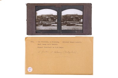 Lot 137 - Collection of 42 Stereo Glass Diaposotives, Switzerland