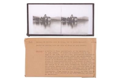 Lot 137 - Collection of 42 Stereo Glass Diaposotives, Switzerland