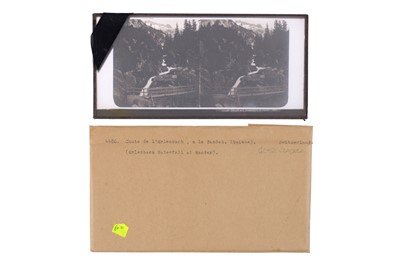 Lot 137 - Collection of 42 Stereo Glass Diaposotives, Switzerland