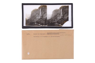 Lot 137 - Collection of 42 Stereo Glass Diaposotives, Switzerland