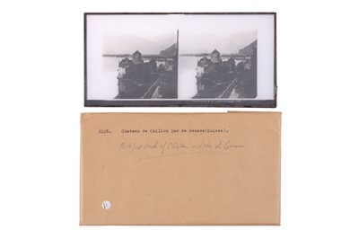 Lot 137 - Collection of 42 Stereo Glass Diaposotives, Switzerland