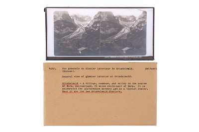 Lot 137 - Collection of 42 Stereo Glass Diaposotives, Switzerland