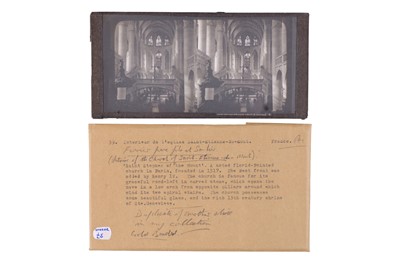 Lot 132 - Collection of 25 Stereo Glass Diaposotives, France