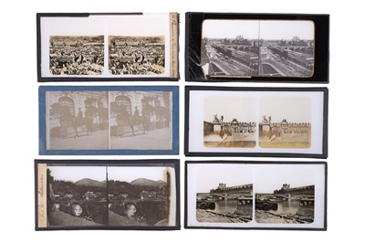 Lot 132 - Collection of 25 Stereo Glass Diaposotives, France