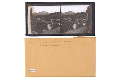 Lot 132 - Collection of 25 Stereo Glass Diaposotives, France