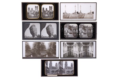 Lot 132 - Collection of 25 Stereo Glass Diaposotives, France