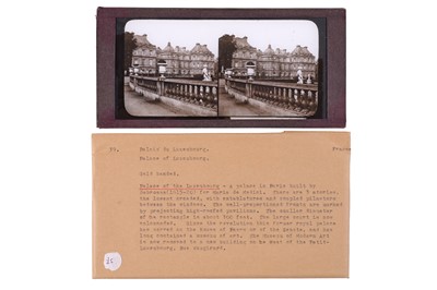 Lot 132 - Collection of 25 Stereo Glass Diaposotives, France