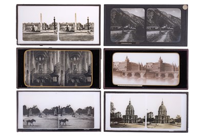 Lot 132 - Collection of 25 Stereo Glass Diaposotives, France
