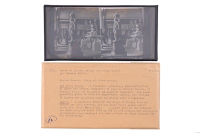 Lot 135 - Collection of 32 Stereo Glass Diaposotives, France