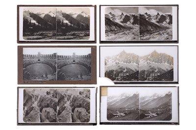 Lot 135 - Collection of 32 Stereo Glass Diaposotives, France