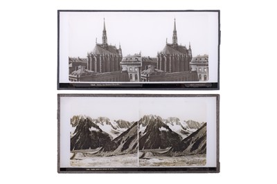 Lot 135 - Collection of 32 Stereo Glass Diaposotives, France