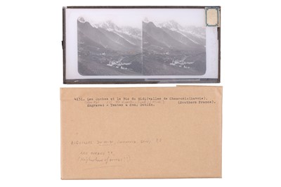 Lot 135 - Collection of 32 Stereo Glass Diaposotives, France