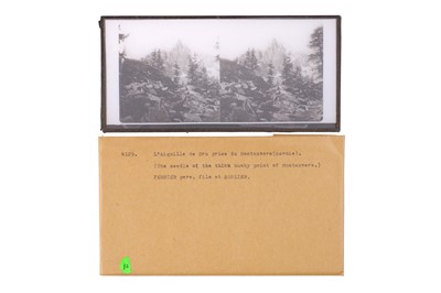 Lot 135 - Collection of 32 Stereo Glass Diaposotives, France