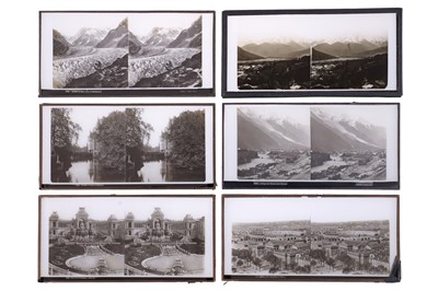 Lot 135 - Collection of 32 Stereo Glass Diaposotives, France