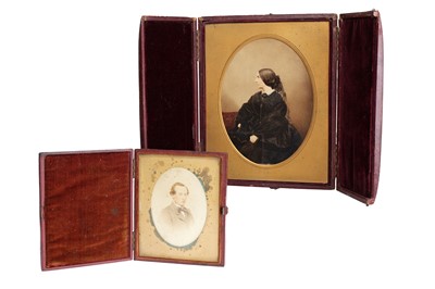 Lot 44 - T.R.Williams and Herbert Watkins Cased Albumen Prints