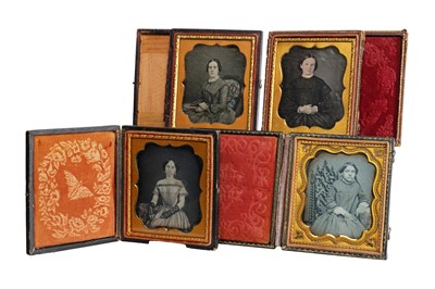 Lot 1 - Daguerreotypes of Young Ladies