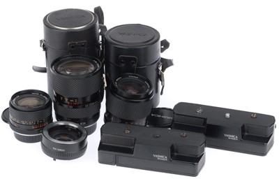 Lot 480 - A Group of Contax Mount Lenses