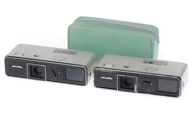 Lot 367 - A Pair of Minolta-16 Model-P Subminiature Cameras