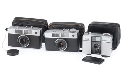 Lot 236 - A Group of Ricoh Half Frame Cameras