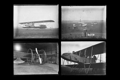Lot 70 - A Collection of Period Negatives of Early Aircraft