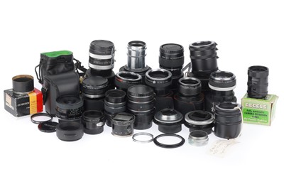 Lot 575 - A Selection of Extension Tubes and Tele-Converters