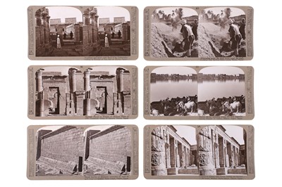 Lot 107 - Realistic Travels, Egypt, Complete Stereo Card Set