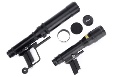 Lot 483 - A Pair of Novoflex Rifle Grip Tubes with Lenses