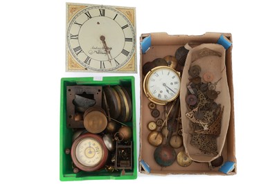 Lot 463 - A Large Selection of Clock Parts
