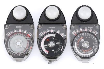 Lot 568 - A Trio of Sekonic Exposure Meters