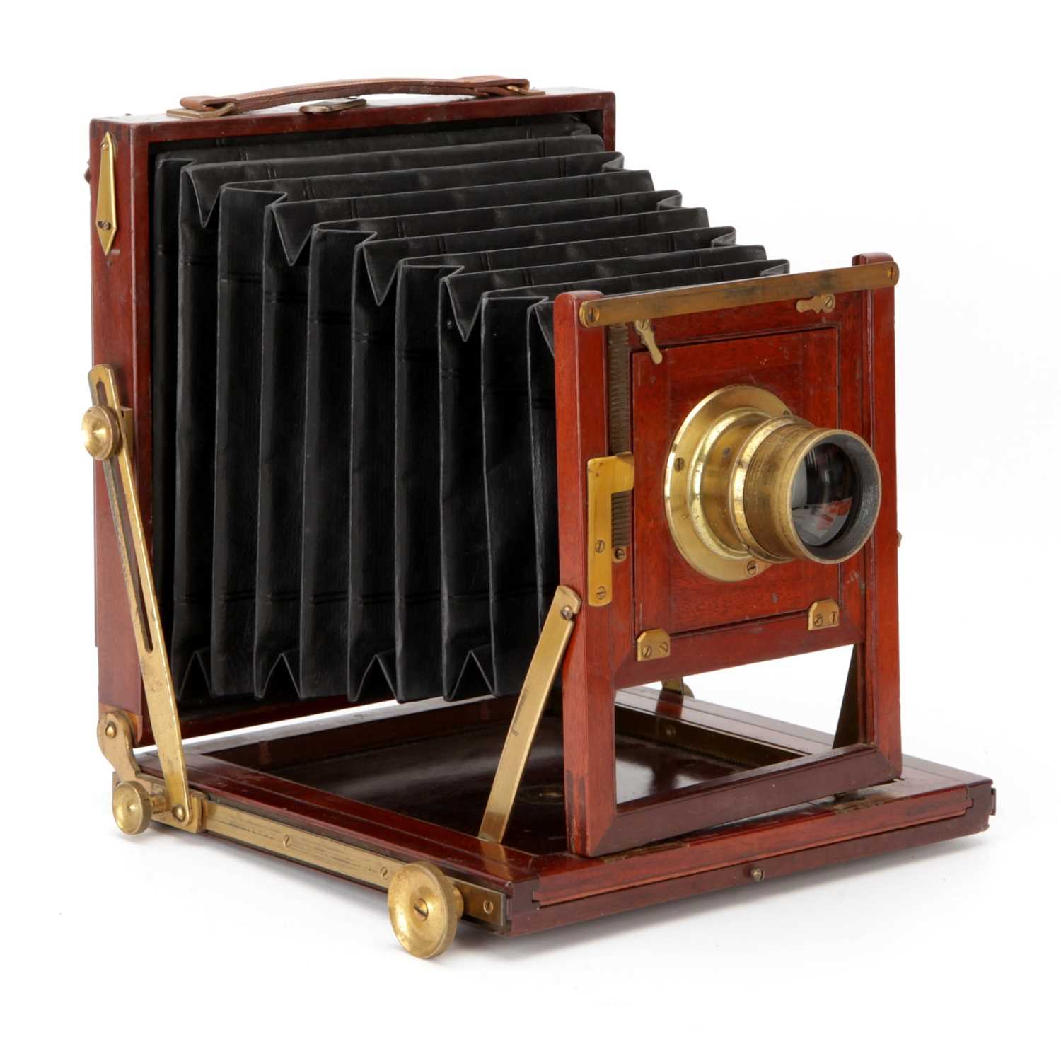 Lot 271 - A Westminster Photographic Exchange Ltd Half Plate Mahogany Field Camera