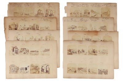 Lot 723 - Francis Frith Half Stereo Sample Sheets from 1st and 2nd Series