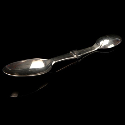 Lot 10 - Folding and Locking Victorian Silver Medicine Spoon