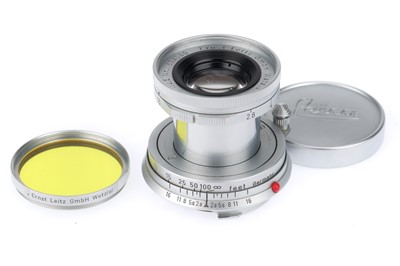 Lot 20 - A Leitz Wetzlar f/2.8 5cm Elmar Collapsible Lens