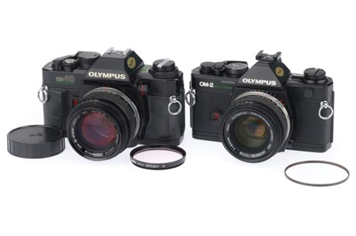 Lot 240 - A Pair of Olympus OM Series Cameras