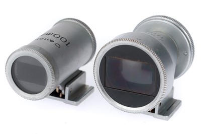 Lot 580 - A Canon 35mm and 100mm Shoe Mounted Viewfinder
